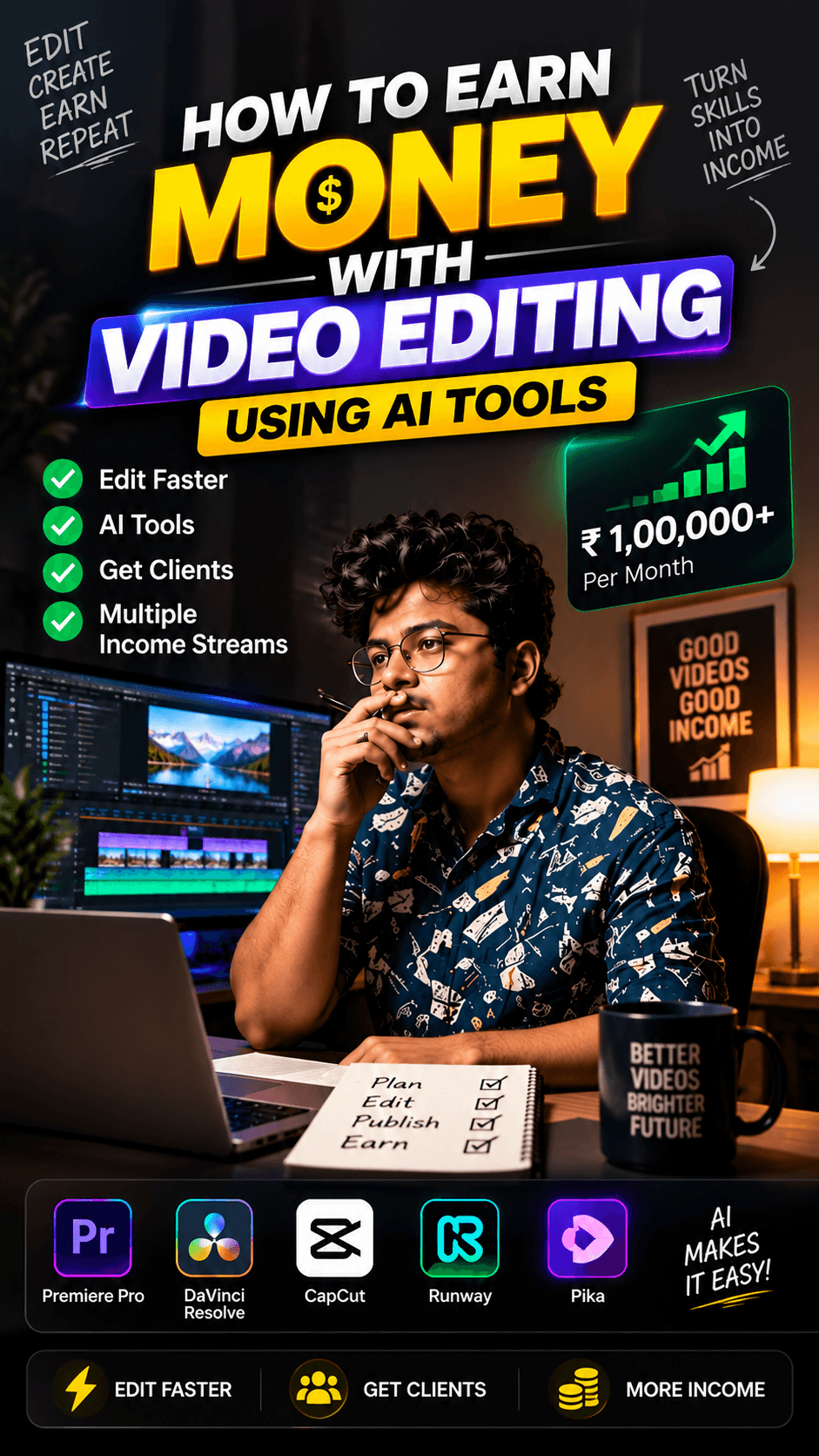 AI Video Editing Explained in 60 Seconds